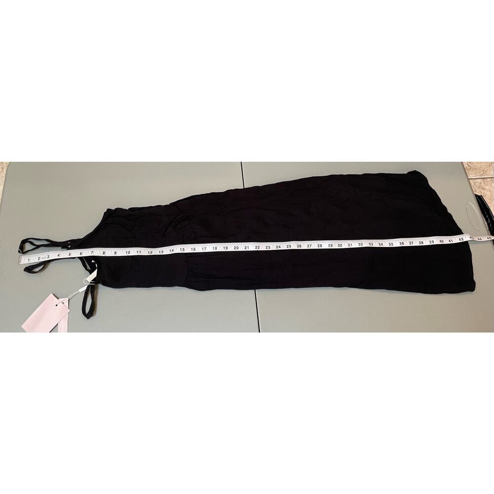 Avec Les Filles Black Dress Sz Small Sleeveless Classic Stretch NWT - Picture 3 of 6